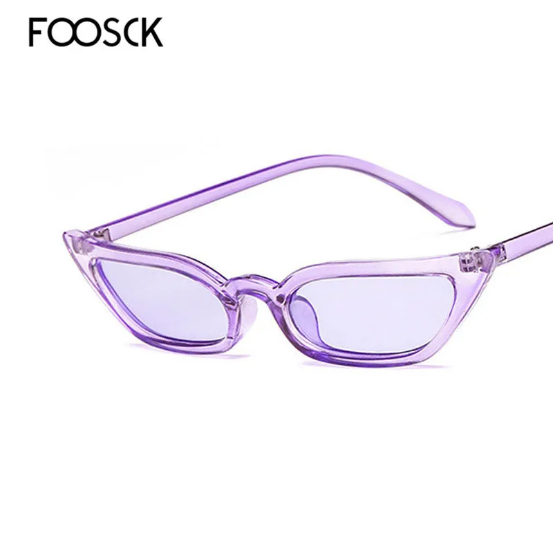 Женские винтажные солнцезащитные очки FOOSCK роскошные брендовые дизайнерские в