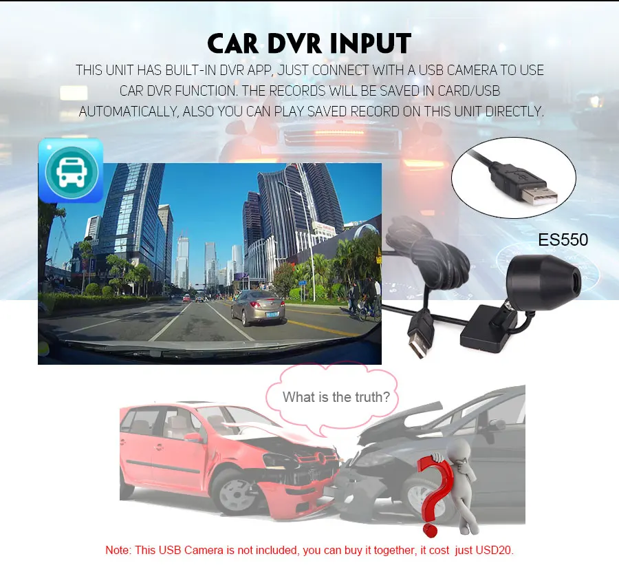 Discount Erisin ES7815V 7" Android 8.0 Octa core 4G RAM Car DVD GPS Radio DVR DAB+ DVD For  VW passat 23