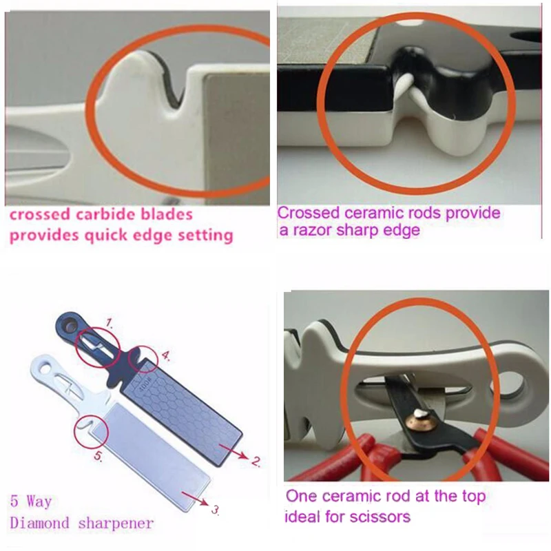 JX-LCLYL 400/1000 DMD Multi-fonction Double Sided Diamond Whetstone Sharpening Stone