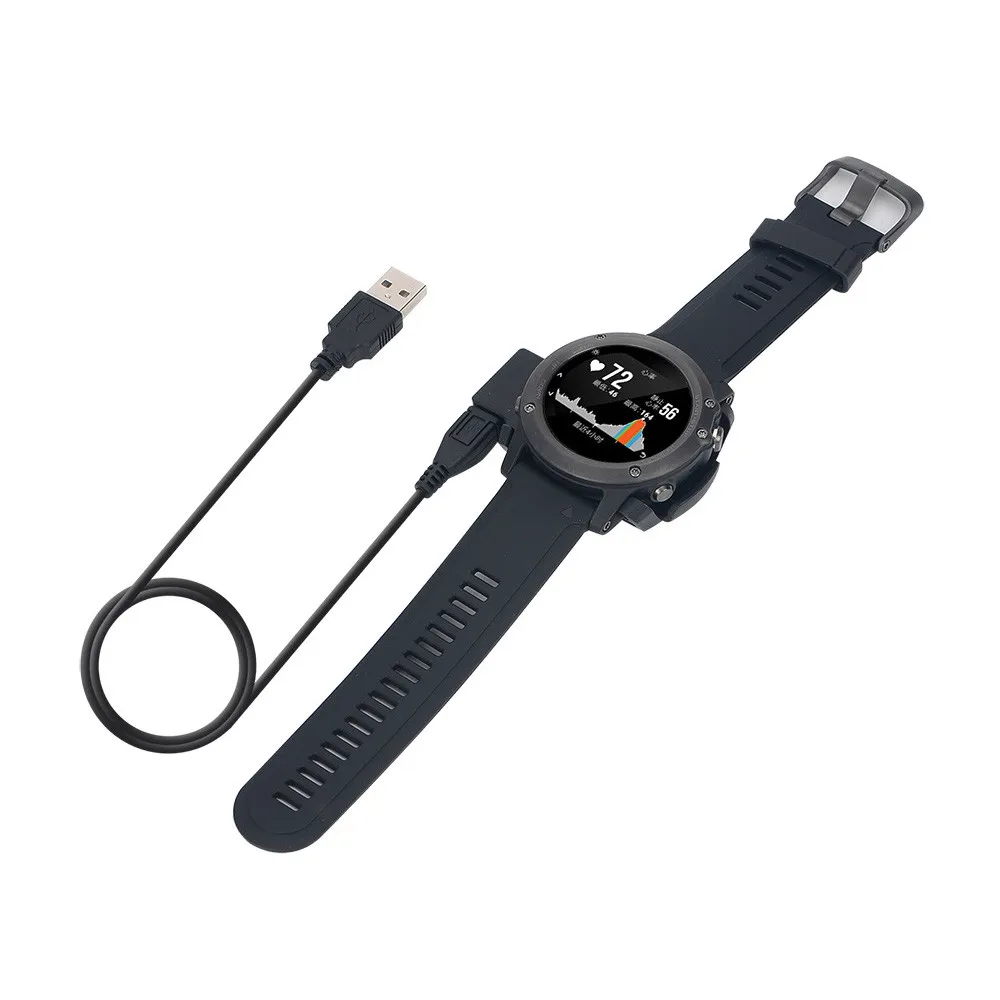 USB зарядное устройство Замена зарядного кабеля Шнур питания для Garmin Fenix 3/HR Quatix 3 часы с 1 м USB кабель