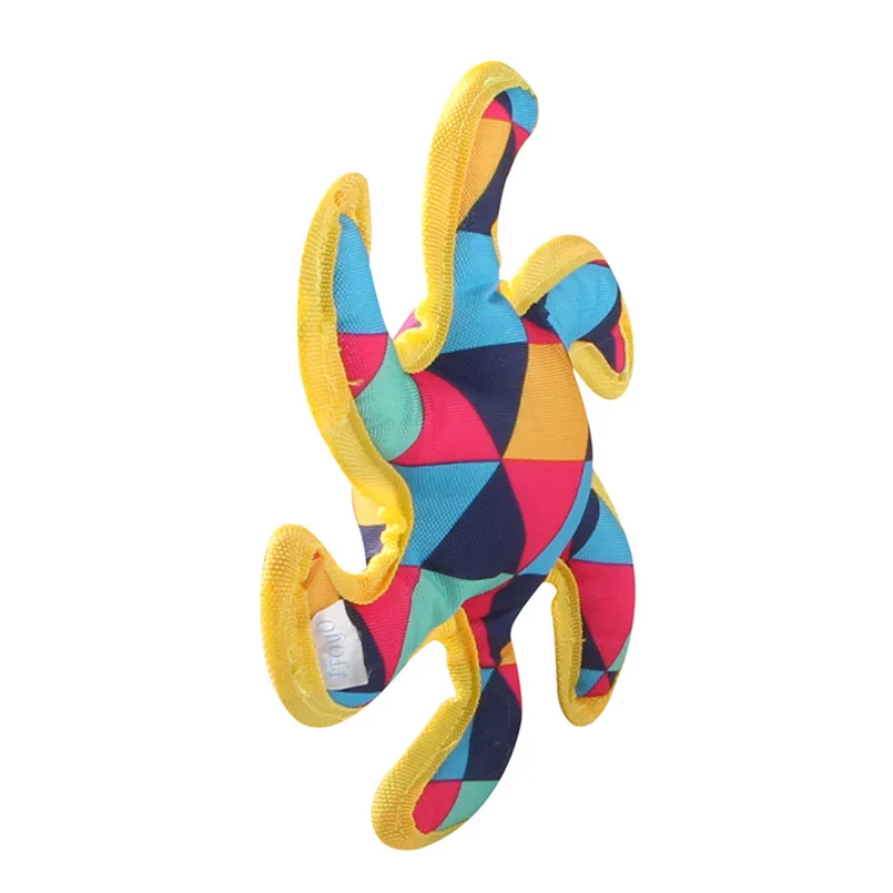 Flying Disk Pet Dog Toy Canvas Interactive Toy Colorful Funny Playing Pet Toys For Dogs Cat Chew