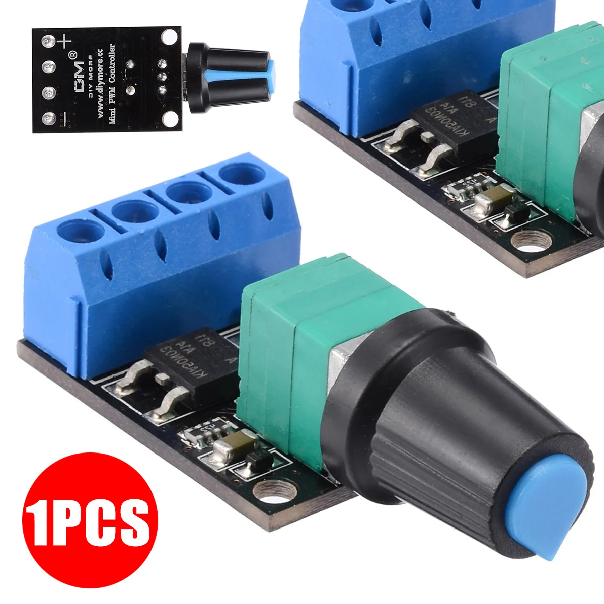 New PWM DC 5V-16V 10A DC Motor Speed Controlling Switch LED Dimmer Controller Durable Motor Parts DC Motor Speed Controller