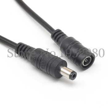 

10PCS DC Extension Cable 5.5x2.1/5.5*2.1 mm Female Male Plug for LED Connecting Plug 15CM