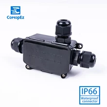 3pin провод Водонепроницаемый разъема быстро подключены три запечатаны IP65 Retardant распределительная Коробки