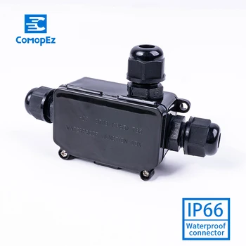 

Waterproof Junction Boxs Case Wire 3pin Outdoor Connector Electricos Three Sealed Retardant IP66 Waterproof Connector LED Strip