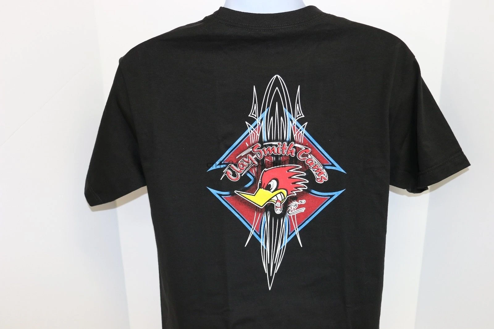 

Clay Smith Cams Pin Stripe Black Mens T-Shirt Mr. Horsepower M94