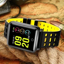 VESTMADRA TF2 Smart Watch Blood Pressure Monitor IP68 Waterproof Heart Rate Tracker Multi-Sport Smartwatch Men Fitness Tracker