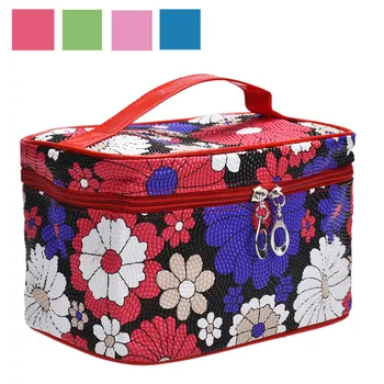 

Woweino New Square Sunflower Cosmetic Bag Cosmetic Case Cosmetic Bag Make Up Bag Bolsas Feminina Eueopean& American style