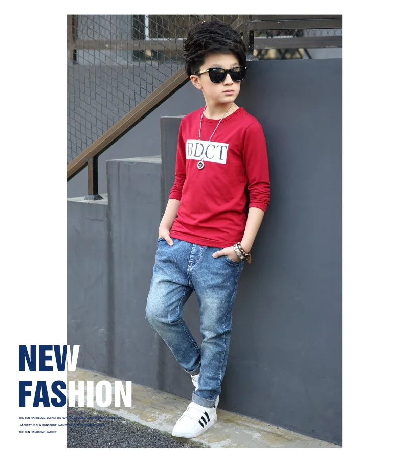 fashion casual pink green black striped o-neck t shirt for boys long sleeve t shirt kids boy tee tops clothes new 2017 spring autumn teenage boys clothing 6 7 8 9 10 11 12 13 14 15 16 years old little teenage big boys t shirt long sleeve (11)