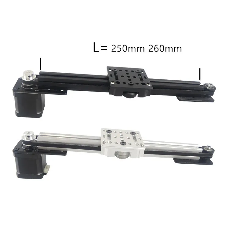 3d принтер v-slot Z axis CNC раздвижной стол 250 мм 260 мм синхронный ремень слайд линейный привод комплект