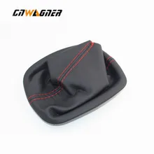 Costura vermelha para vw passat b5 1997-2000 engrenagem do carro gaiter bota cnwagner estilo do carro