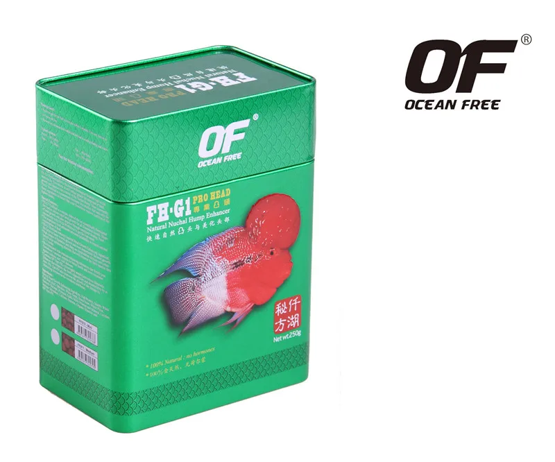 Big Deal Ornamental Fish Feed For Flower Horn Head Up Fish Food Of