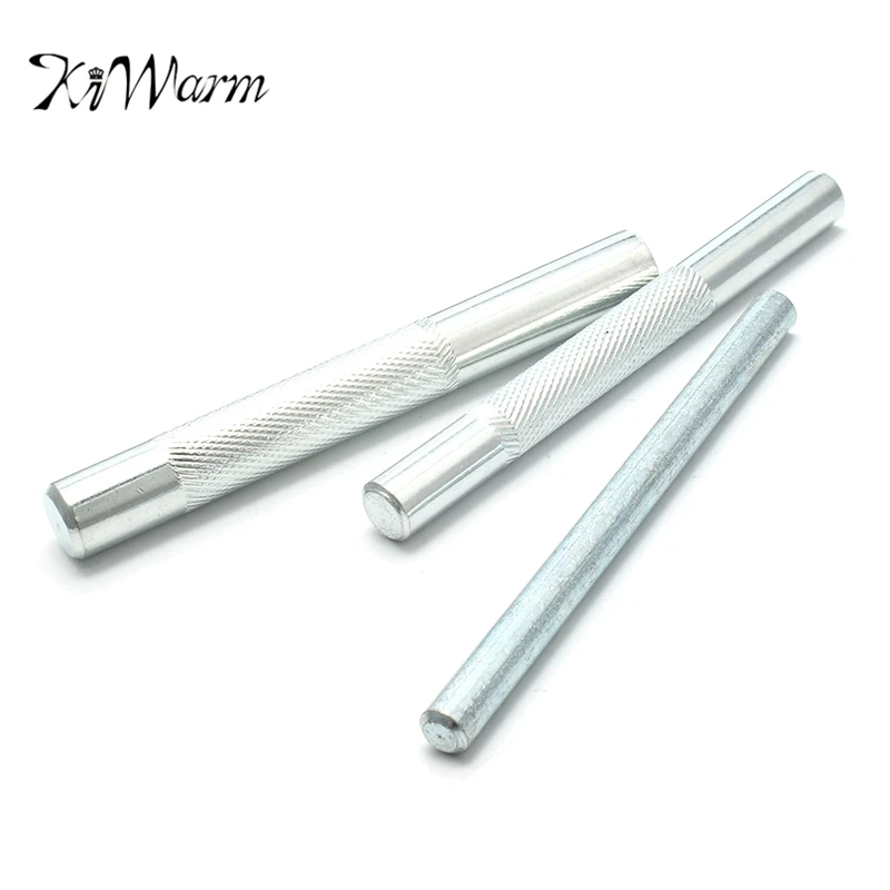 

KiWarm New 6/8/10mm Leather Mushroom Rivets Puncher Punk Shoes Bags Belts Garment Leather Craft Round Rivets Punch Sewing Tools