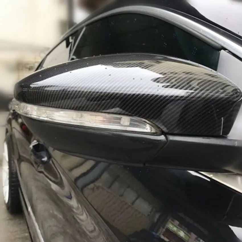 

Carbon Fiber colour for VW Golf 6 Golf 7 MK7 Jeta MK6 Scirocco Tiguan Side Mirror Cover Cap Passat B7 CC R20 RLINE Polo 6R 6C
