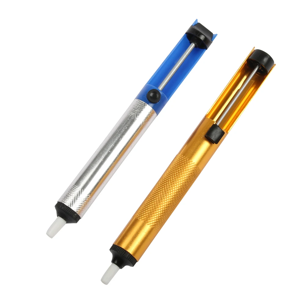 

Metal Solder Sucker Desoldering Pump Removal Vacuum Soldering Iron Desolder Suction Tin Pen Hand Tools Welding Tools Wholesale