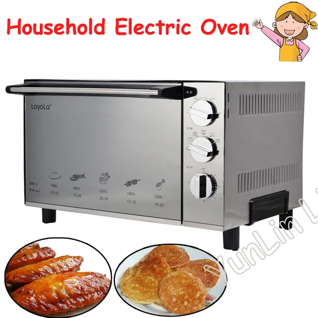 Cheap Household Electric Baker Heating Oven Cake Making Machine Electric Oven Bread Baker LO-2302JD