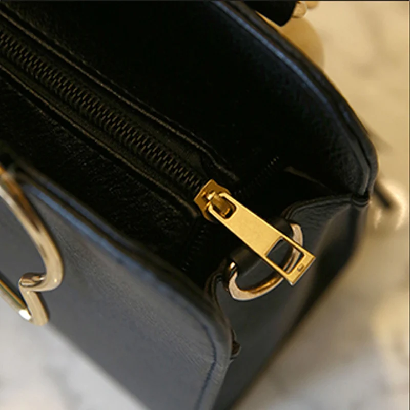 Women Handbag Cat Pattern PU Leather Female Single Shoulder Bags Cute Kitty Black Messenger Bag Ladies Fashion Tote Bolsa SS0347 (6)