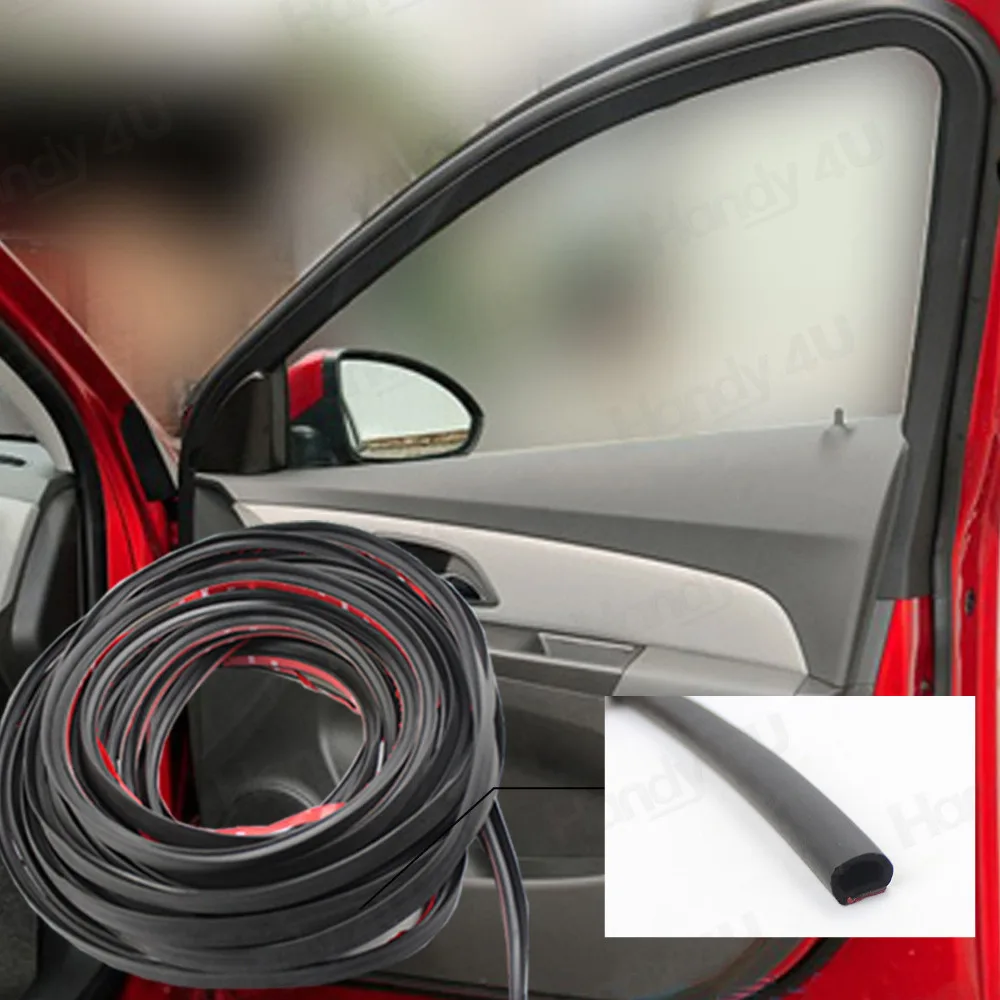 Free Shipping 160 4m Car Door Rubber Edge Trim Molding