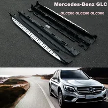 Автомобильные ходовые панели Auo, педали для Mercedes-Benz GLC X253 AMG GLC200-GLC300, высокое качество, новинка Nerf