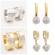 Yunkingdom 32 пары, разные стильные модные геометрические серьги-кольца из нержавеющей стали для женщин и мужчин, ювелирные изделия