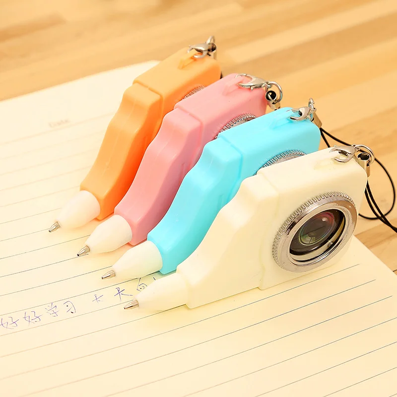 

10 pcs/lot NNRTS Stationery Cute Camera shape Ballpoint Pen Blue Ink Ballpoint Pen Students Prizes Children Gift school office
