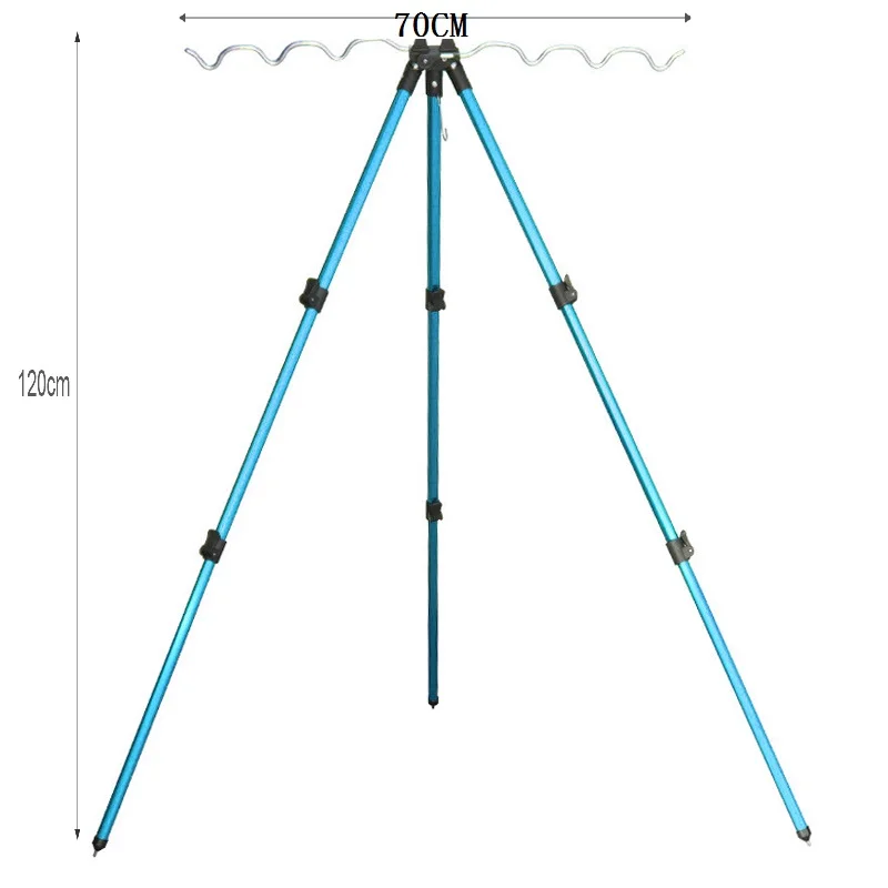 Раздвижной, из алюминиевого сплава 7 паз удочки держатель раскладной Трипод стенд морской удочки кронштейн