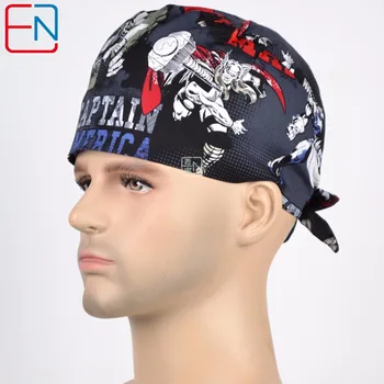 

men surgical caps in dark grey
