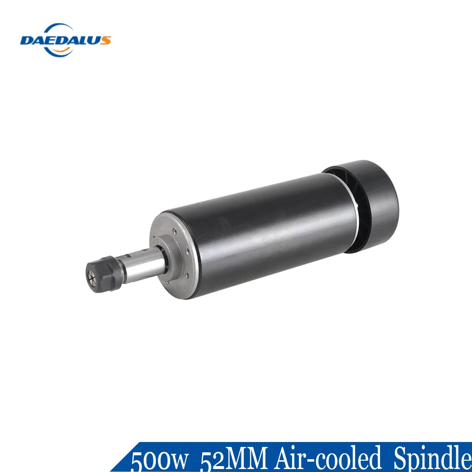 

Daedalus High Quanlity 500W CNC Air cooling Spindle Motor ER11/ER16 52MM Machine Tool DC Milling Motor .