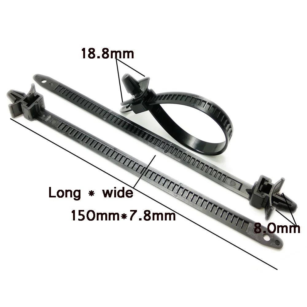 30PCS car wire installation cable detachable cable fixing cable tie