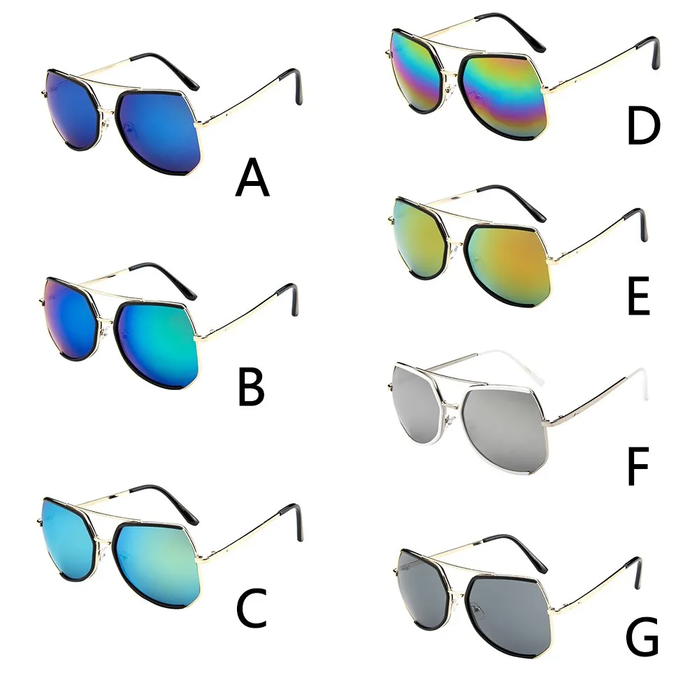 Sunglassess женские очки унисекс с большой зеркальной оправой неправильной формы солнцезащитные очки Гранж UV400 очки солнцезащитные очки для женщин