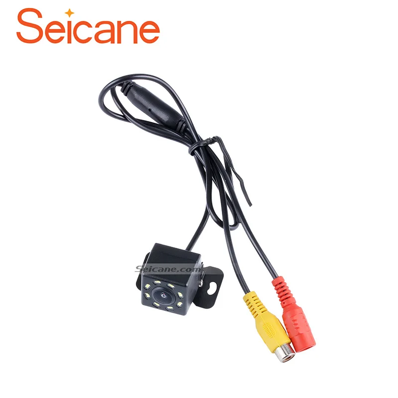 

Seicane HD Car Rearview Camera Reverse Parking Backup Monitor Kit CCD with 8 LED Free shipping