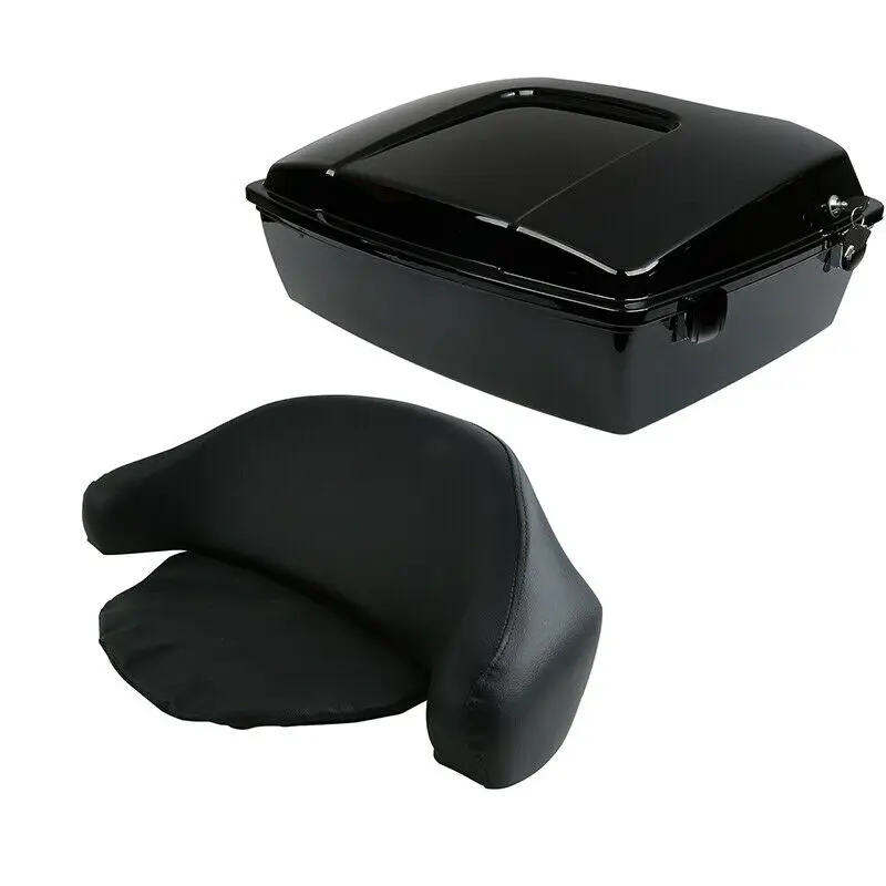 Мотоцикл рубленый багажник спинка для Harley Tour Pak Touring Road King Street Glide 1997 2013| |
