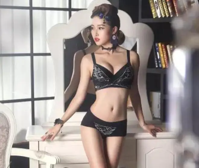 8903# Romensa Новая Европа Для женщин наборы белья Sexy 3/4 чашки бюстгальтера& Краткие наборы без косточек 0,5 см