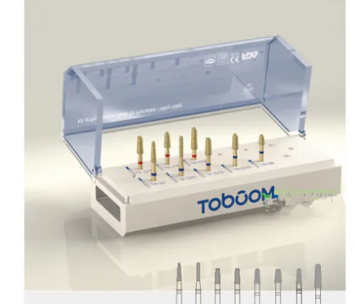 

8PCS/KIT Dental Preparation Kit Porcelain Alloy Inlay and onlay FG0908D