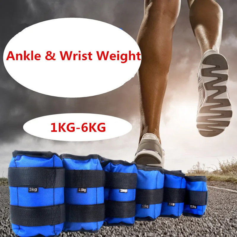 Adjustable Ankle Weights Pair 1 KG = 1 pair Wrist Weight Arm Leg