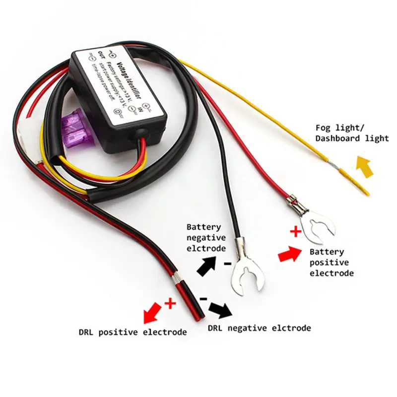 Forauto 12 18v Drl Controller Daytime Running Light On Forauto 12 18v Drl Controller Daytime Running Light On Off Car Styling Fog Accessiores Led Relay In Embly From