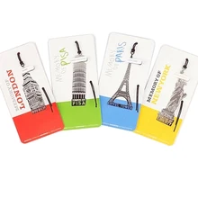 Память о путешествии наволочки с принтом Лондона и Биг-Бена Закладка Эйфелева полотенце Статуя Свободы полотенце pisa Закладка