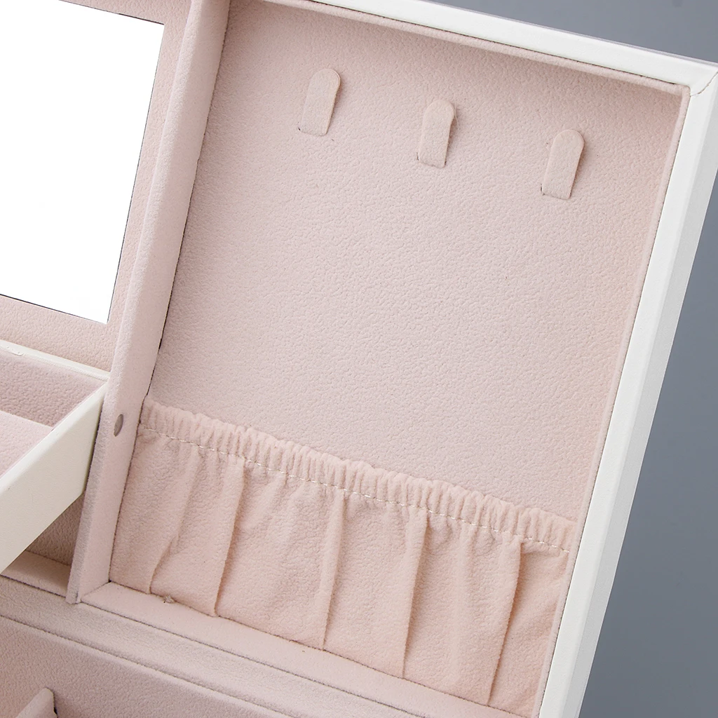 Ring Box Personalized Moden Engagement Wedding Leather Jewelry Storage Box