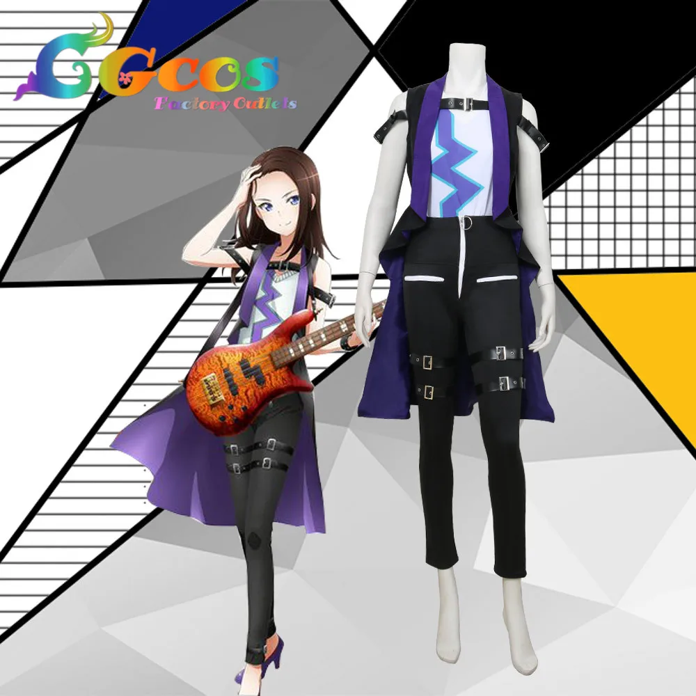 CGCOS Косплэй костюм Bang Dream! 7th☆LIVE raw A SUILEN Wakana Rei платья одежда Униформа CG527