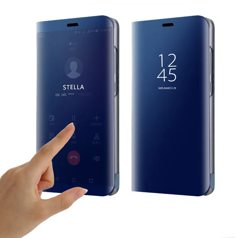 For-Huawei-Mate-10-Pro-10-Lite-Mate-9-Pro-Case-Luxury-Flip-Stand-Clear-View