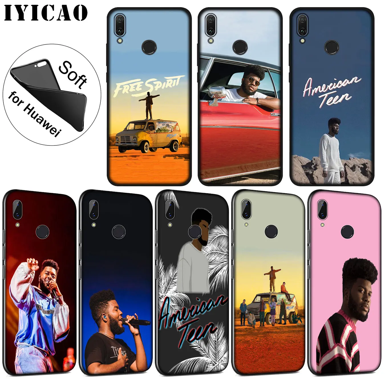 IYICAO Khalid Free Spirit Soft Silicone Phone Case for Huawei P30 P20 Pro P10 P9 P8 Lite Mini 2017 2016 P smart Z 2019 Cover |