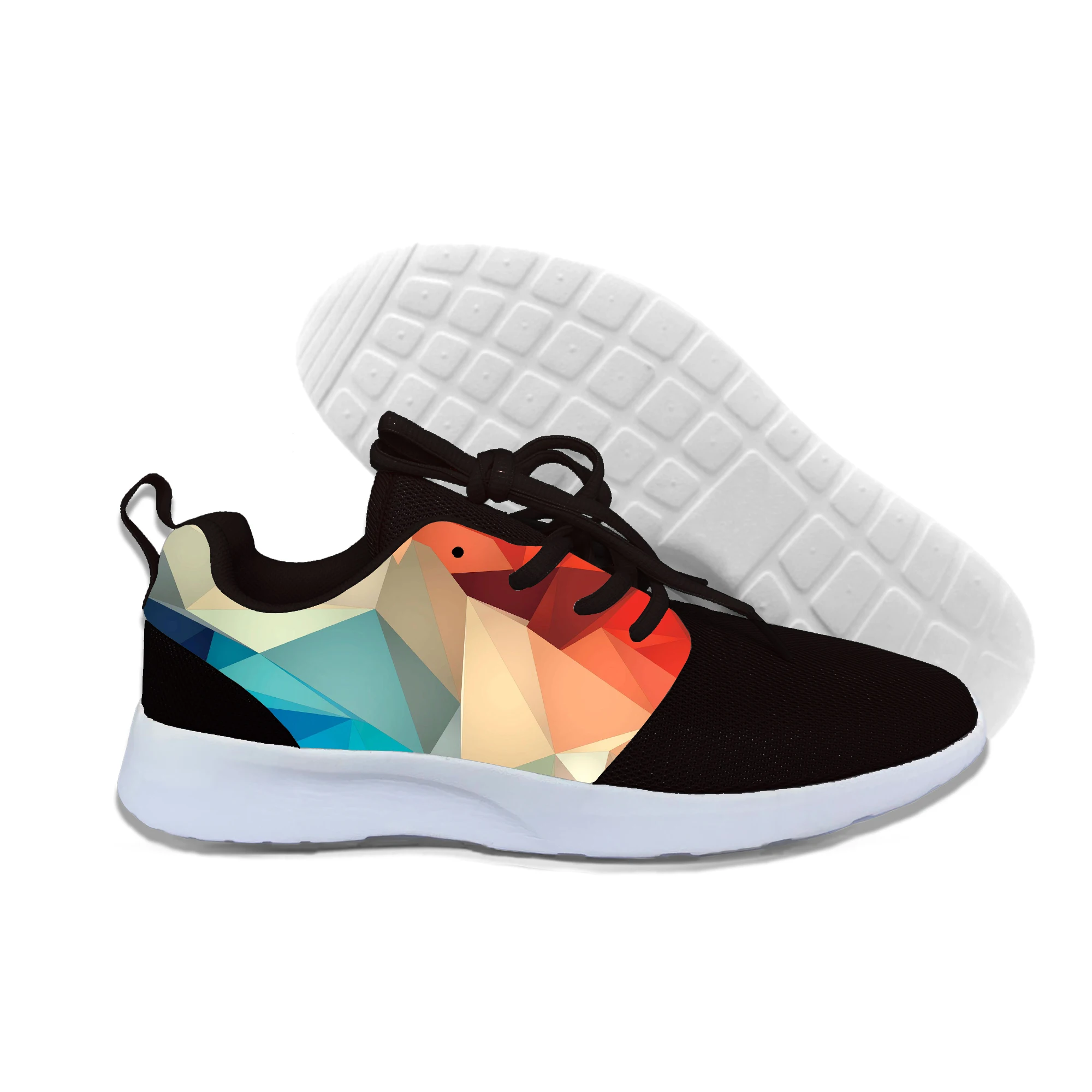 

Colored Grid Men Women 3d Print Spring Summer Autumn Winter Casual Lightweight Shoes