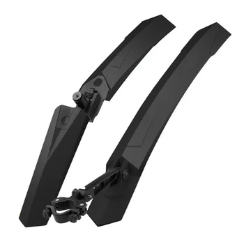 

Quick Release Mountain Bike Fenders 2PCS Front Rear Cycling Bike Mudguard MTB Bicycle Wings With LED Rear Light Bike Accessories
