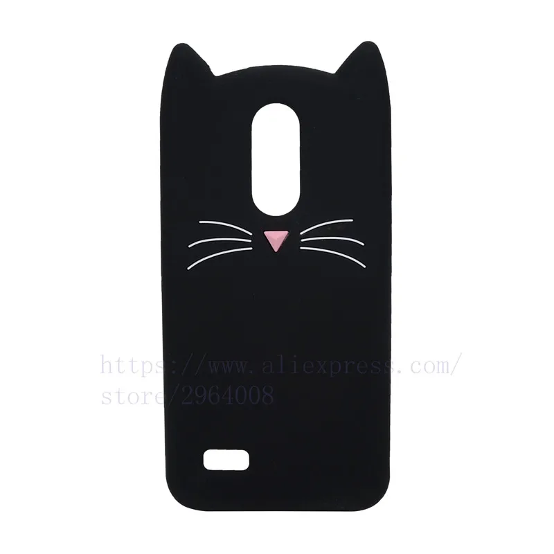 a TRISEOLY Мягкий силиконовый чехол для Funda LG K8 чехол для Coque LG K10 LV5 M250N чехол для телефона 3D мультяшный чехол с милым котом - Цвет: a