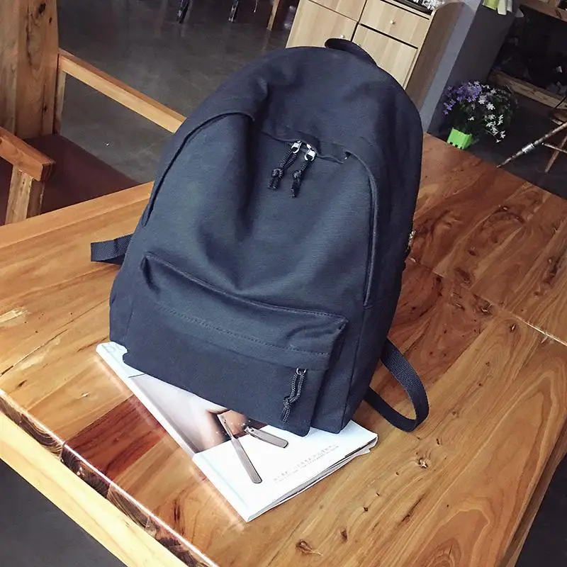 Модный женский рюкзак, японский рюкзак с кольцом для отдыха и путешествий для девочек, женская сумка через плечо, рюкзак Mochila My Bagpack - Цвет: Черный