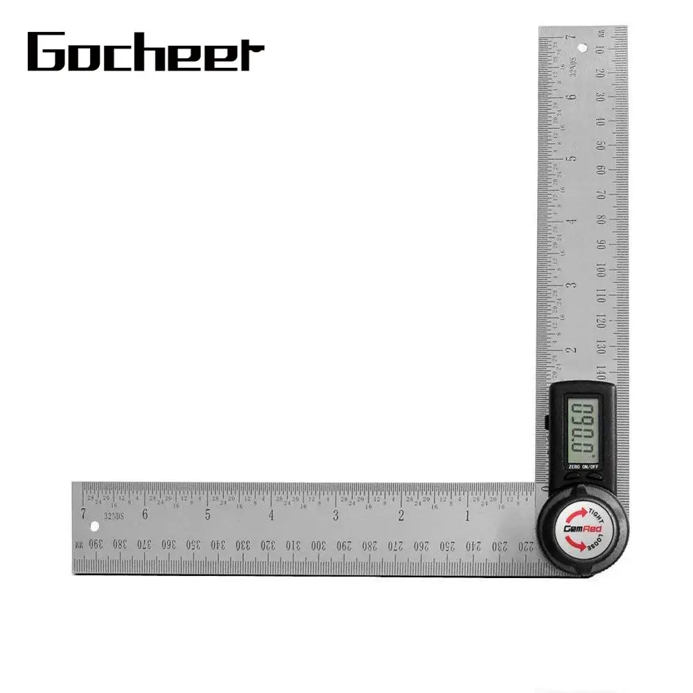 Gocheer цифровой транспортир 360 Угол finder уровень угол линейка Инклинометр измерения