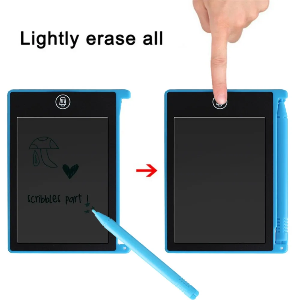 Портативный 4,3 дюймовый ЖК-цифровой планшет для письма граффити Рисование Boogie доска Детский блокнот детские игрушки без батареи