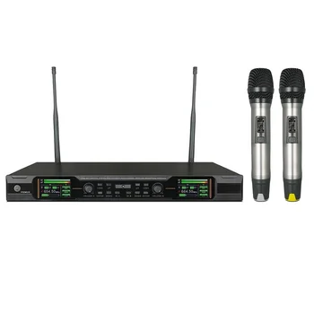 

Bolymic True Diversity Cordless Microphone Professional Stage Dual uhf Wireless Microphone