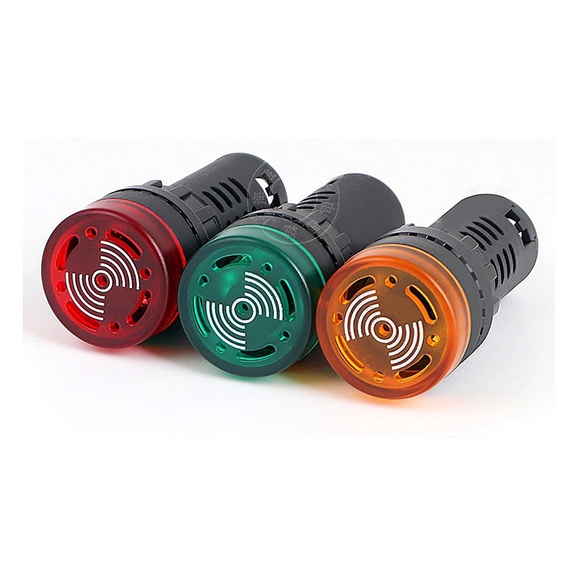 

Flash Sound Light Buzzer AD16-22SM 16mm Red Green Alarm 12V/24V/220V/110v/380v