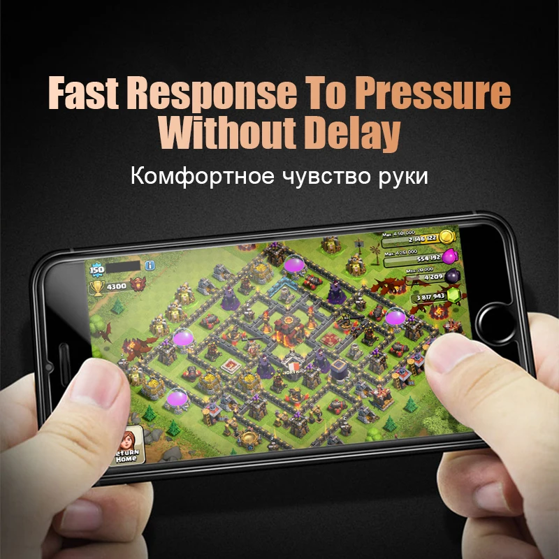 9H Protective Glass For iPhone 6 7 5 S SE 6s 8 Screen Protector iPhone 7 Xs Max Xr Tempered Glass On iPhone X 6 S 7 8 Plus Glass